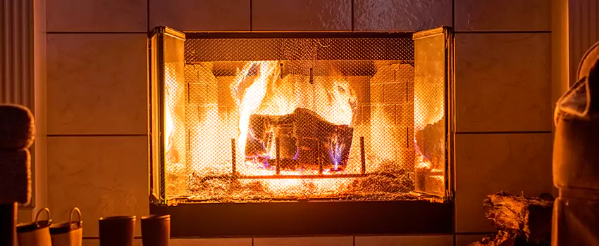 Mendota Hearth Landscape Fireplace Installation in Albert Lea, Minnesota