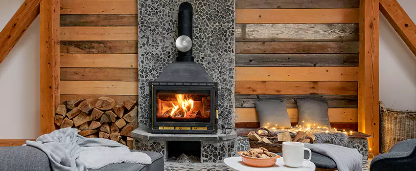 Thelin Hearth Products Direct Vent Gas Stove Fireplace Inspection in Albert Lea, Minnesota